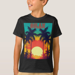 Camiseta Legal "RELAX", Crianças Tropicais