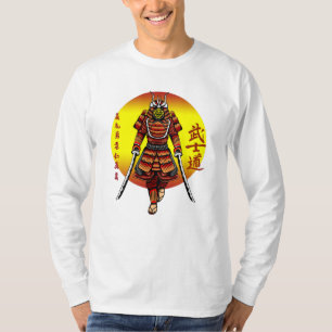 Camiseta Legal Retro Armado Samurai com 2 Katanas
