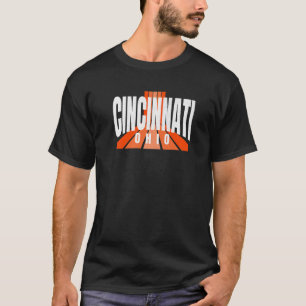 Camiseta Legal Retro Cincinnati LaranjaPreto Cincinnati OH 