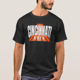 Camiseta Legal Retro Cincinnati LaranjaPreto Cincinnati OH