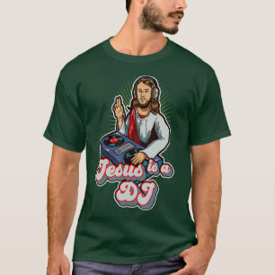 Camiseta Legal Retro Vintage Jesus É Uma Música Misturado