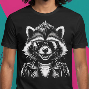 Camiseta Legal Rock and Roll Racoon
