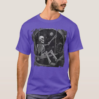 Camiseta Legal Rock No Skeleton Moon Legal Rock Emo Punk Gó