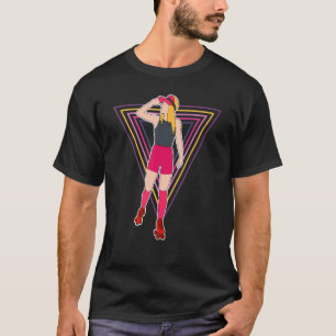 Camiseta Legal Roller Skate Para Rapariga Rol