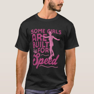 Camiseta Legal Roller Skating Skate Girl 1970s Retrocede Gi