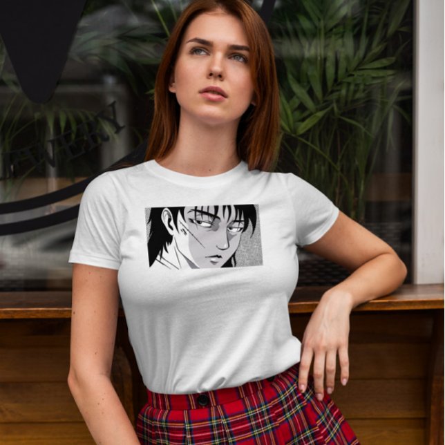 Camiseta Legal rosto de anime (Criador carregado)