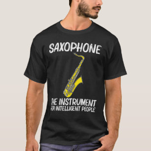 Camiseta Legal Saxofone Para Mulheres Jovens Jogadores De J