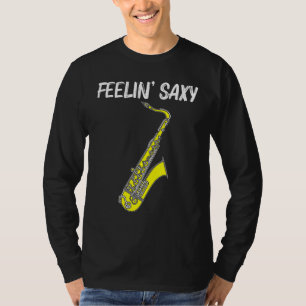 Camiseta Legal Saxofone Para Mulheres Jovens Jogadores De J
