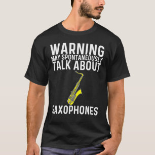 Camiseta Legal Saxofone Para Mulheres Jovens Jogadores De J