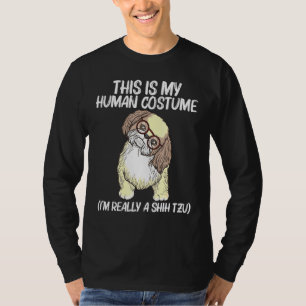 Camiseta Legal Shiu Art Para Homens Mulheres Puppy Pet Dog 