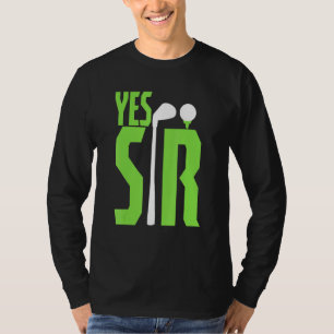 Camiseta Legal Sim Sir Golfing Trabalho de arte Gentleman H