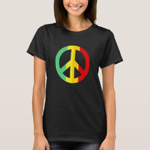 Camiseta Legal Sinal de Paz Hippie de Liberdade