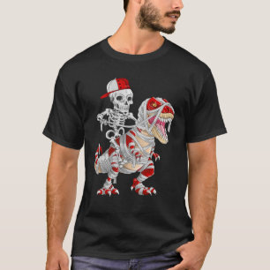 Camiseta Legal Skeleton Dino Mummy Toddler Boy Halloween