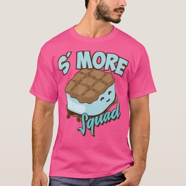 Camiseta Legal S'More esquadrão Engraçado Comida de acampam (Frente)