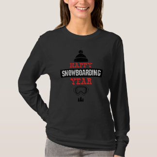 Camiseta Legal Snowboard Happy Snowboard Year Snow Boardi