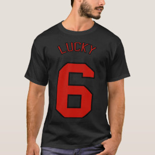 Camiseta Legal sorte número seis clássico de T-Shirt