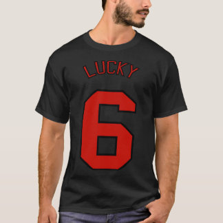 Camiseta Legal sorte número seis clássico de T-Shirt