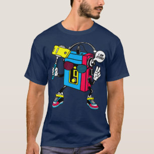 Camiseta Legal sou estéreo Disco toma selfie Vintage Dance