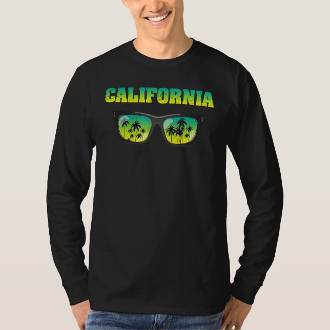 Camiseta Legal Sunglass Califórnia Trees Cali (Frente)