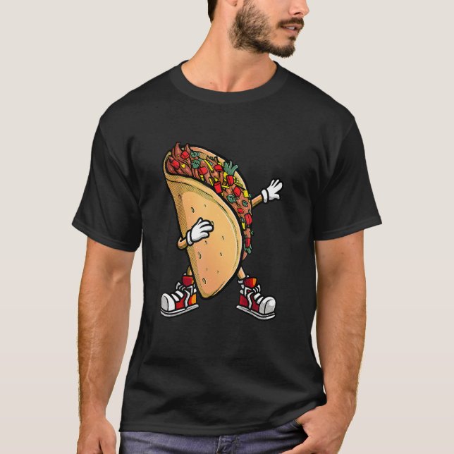 Camiseta Legal Taco para Homens Cinco de Mayo Fiesta Mexica (Frente)