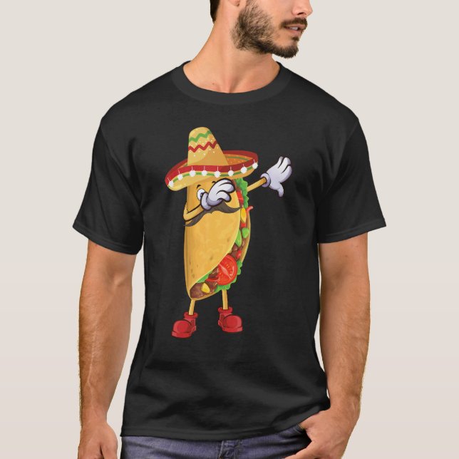 Camiseta Legal Taco para Homens Cinco de Mayo Fiesta Mexica (Frente)