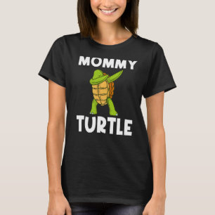 Camiseta Legal Tartaruga Para Mulheres Mãe Dabbing Sea Tort