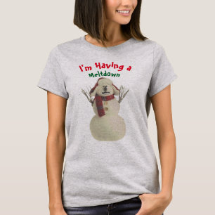 Camiseta Legal ter um natal engraçado de boneco de neve der
