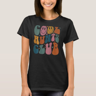Camiseta Legal Tia Club Groovy Retro Smile Heart nas costas