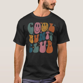 Camiseta Legal Tia Club Groovy Retro Smile Heart nas costas