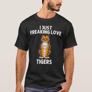Camiseta Legal Tigre Para Homens Bengala Tigre Africano