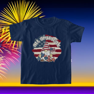 Camiseta legal todos os gnomos americanos Patrimônio de jul