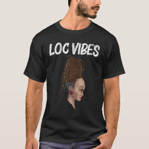 Camiseta Legal Travas Para Mulheres Bloqueadas Dreadlocks D