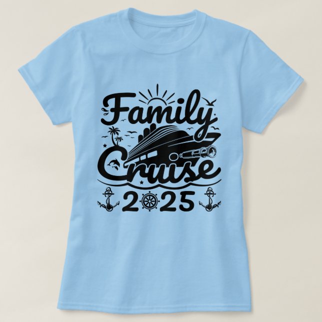 Camiseta Legal Trip Cruising Lover Family Cruise 2025 Engra (Frente do Design)