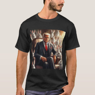 Camiseta Legal TRUMP do Coelho MAGA cercada por BUNNYS engr