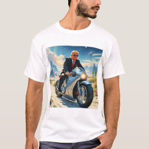 Camiseta legal Trump Motorcycle Alienígena Planet Spaceship
