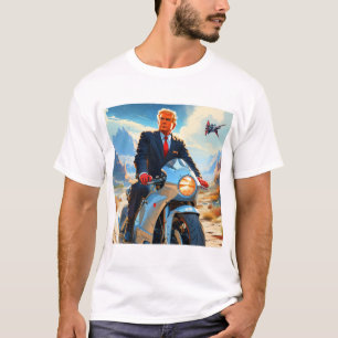 Camiseta legal Trump Motorcycle Alienígena Planet Spaceship