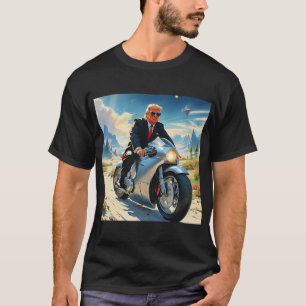 Camiseta legal Trump Motorcycle Alienígena Planet Spaceship