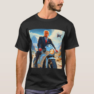 Camiseta legal Trump Motorcycle Alienígena Planet Spaceship