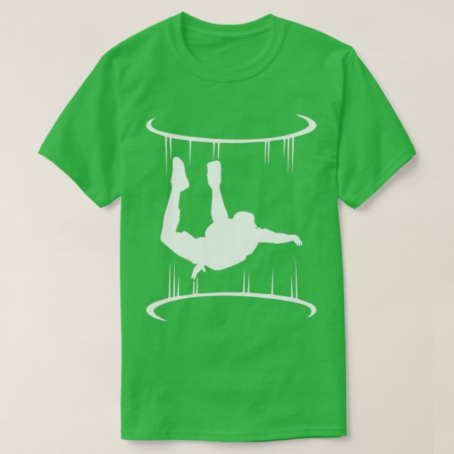 Camiseta Legal túnel de vento livre freefall - Indoo de sob (Frente do Design)