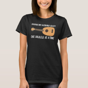 Camiseta Legal Ukulele Para Mulheres Instrumento Musical Mã