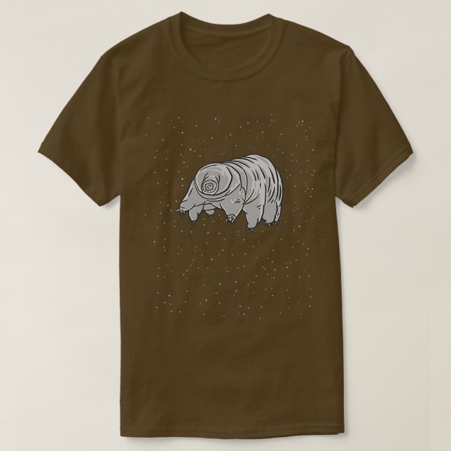 Camiseta Legal Urso de Água da Ciência Tardígrado em Presen (Frente do Design)