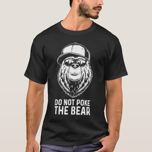 Camiseta Legal Urso Grizzle Com O Espírito Do Urso Do Chapé (Frente)