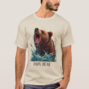Camiseta Legal urso Papa personalizável