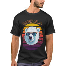 Legal Urso Polar Retro Vibes de Navegação por Suns
