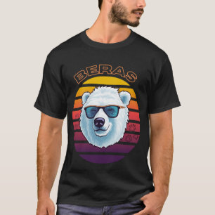 Camiseta Legal Urso Polar Retro Vibes de Navegação por Suns