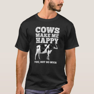 Camiseta Legal Vaca Para Homens Mulheres Viram Fazenda De V