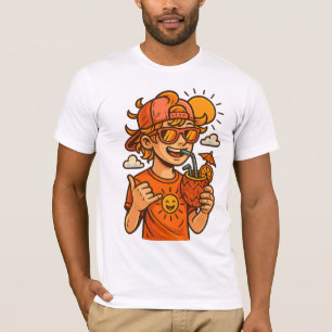Camiseta Legal Verão Urbano Vibes T-Shirt - Estilo de Arte