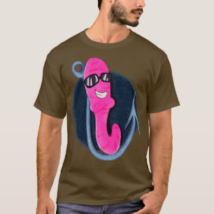 Camiseta Legal verme Pesca Gancho Isco Anglas