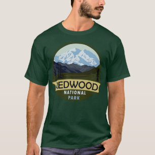 Camiseta Legal Vintage Retro Redwood National Park Mountain