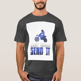Camiseta Legal Vou Enviar Uma Bicicleta E Motocross Gr